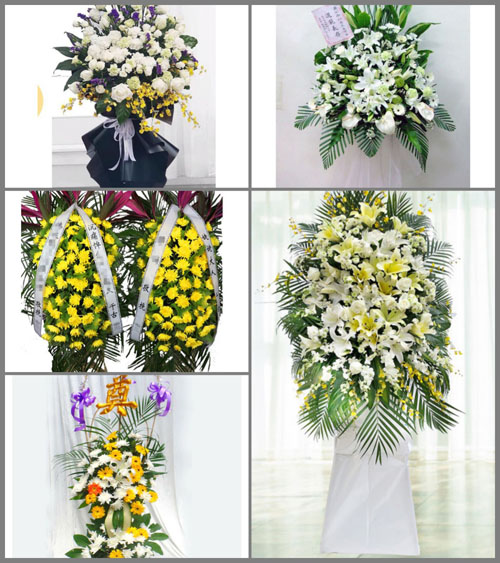 黑龙江黑河嫩江县霍龙门乡白事花篮预定